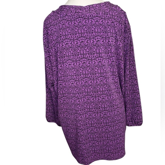 Designers Originals Purple‎ and Black Top - Picture 2 of 12
